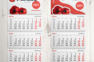 Календари для компании "Макошь".