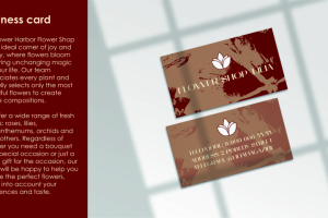 Фирменный стиль для Цветочного магазина