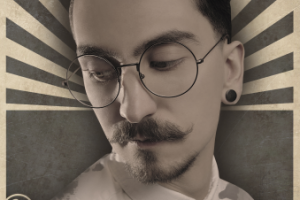 Постер-портфолио для барбершопа Aviator