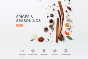 Сайт компании по продаже специй