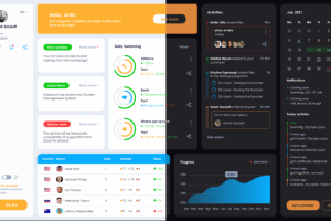 Дашборд онлайн-платформы для пловцов