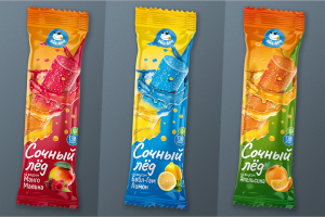 Дизайн упаковки для фруктовых льдов