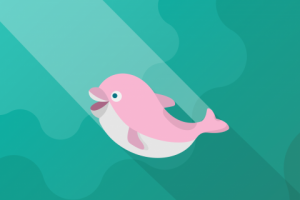 Векторное изображение "Дельфин"