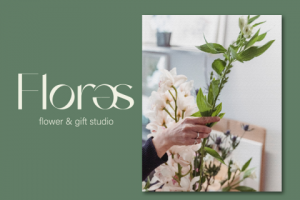 Flores- разработка логотипа и брэндинг