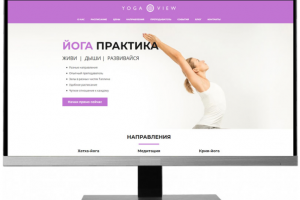 сайт преподавателя йоги