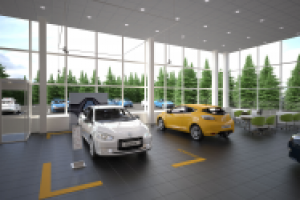 Визуализация дилерского центра RENAULT