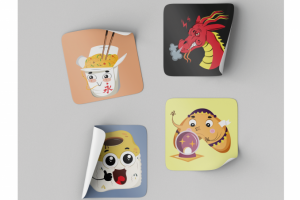 Стикеры sushi wok