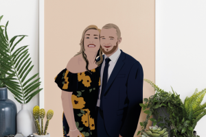 Минималистичный портрет