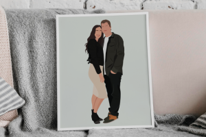 Минималистичный портрет