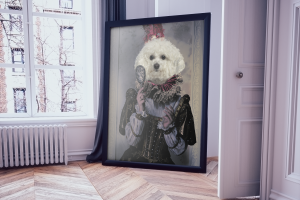 Портрет болонки