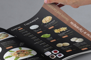 Меню для ресторанов и кафе