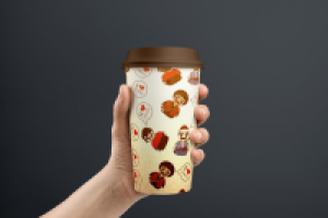 разработка дизайна стаканчика "Кавказская тематика"