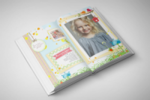 Верстка детского фотоальбома
