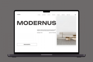 Сайт для премиум магазина мебели