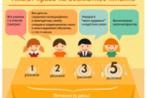 Инфографика "Бесплатное питание"