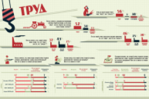 Инфографика "Труд"