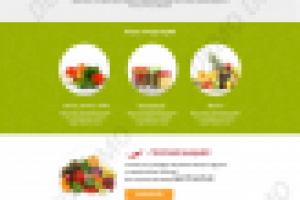 Главная страница сайта (продукты питания)