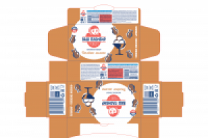 Дизайн и верстка упаковки Мороженого для ФМ Марка