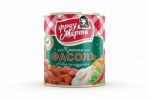 Этикетка Фрау Марта - Фасоль "Лобио"