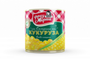Этикетка Фрау Марта - Кукуруза