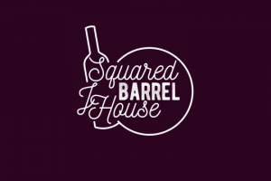 Логотип для винного бара "Squared Barrel JHouse"