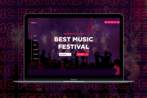 Музыкальный фестиваль / Дизайн сайта