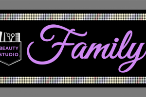 Вывеска с пайетками