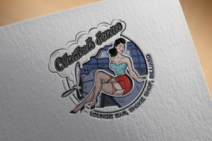 Логотип для ЛаунжБара и СмогШопа "Сбитый боинг"