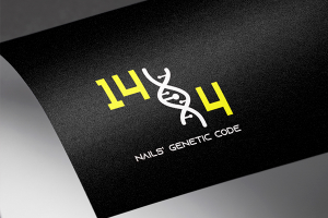 Логотип для бренда гель-лаков 14 & 4