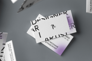 Разработка визитной карточки дизайнера