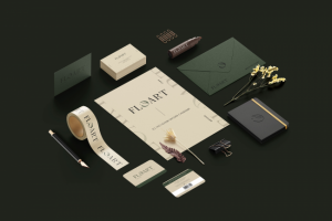 Концепт фирменного стиля для цветочной студии "FLOART"