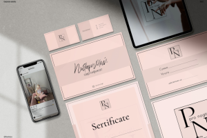 Разработка фирменного стиля для мастера ногтевого сервиса