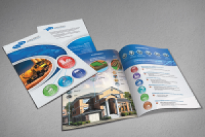 Строительные материалы "ALSER GROUP". Рекламный буклет.