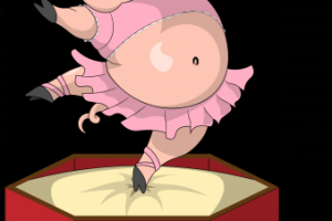 поросенок балерина