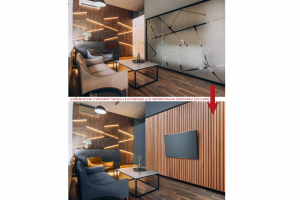 Пример переделки одной из стен квартиры