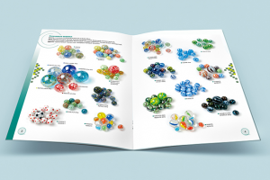 Верстка каталога с Аквамарблс