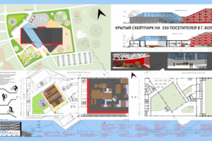 Проект крытого скейтпарка