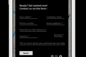 Мобильная версия сайта маркетингового агентства