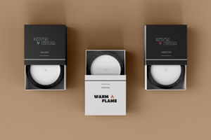 Дизайн упаковки для бренда свечей ручной работы