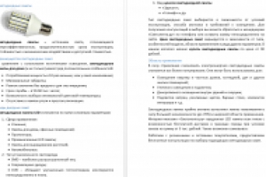 Светодиодные лампы