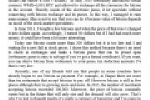 Статья на английском о Биктоинах