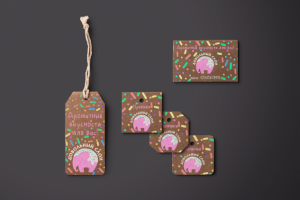 Логотип, этикеты и визитки для пряников и печенья на заказ