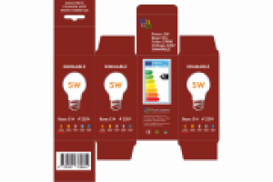 Дизайн коробки для ламп