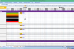 Excel график акций