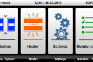 Интерфейс миниаппарата для сварки оптоволокна