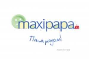 Логотип и фирменный стиль интернет–магазина "Maxipapa.ru"