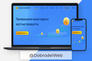 Landing-page по разработке сайтов