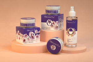 Дизайн линейки косметических средств Organic Tai