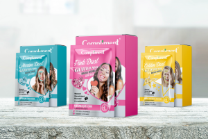 Дизайн саше серии Glitter Mask для лица Compliment