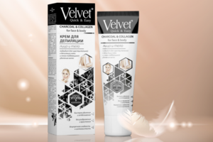 Дизайн упаковки для косметического бренда Velvet